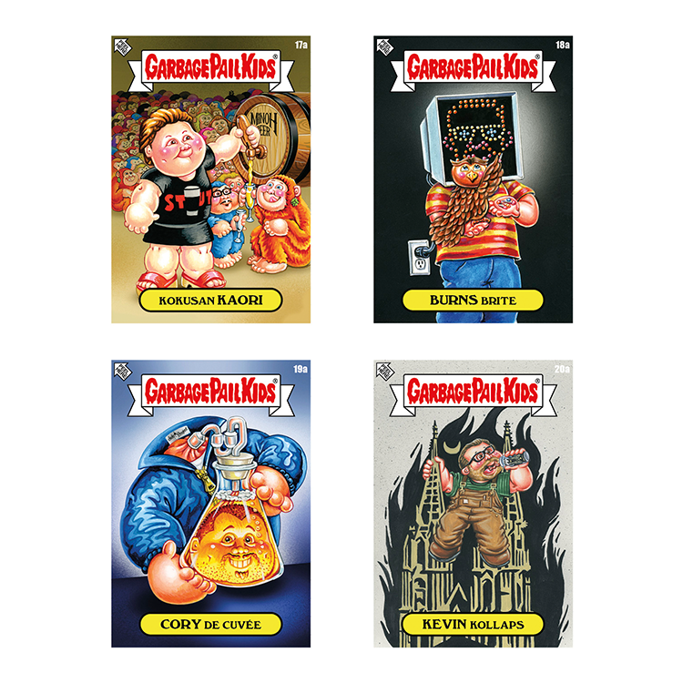Topps Garbage Pail Kids Taste Buds Series 2 bustina 11 carte
