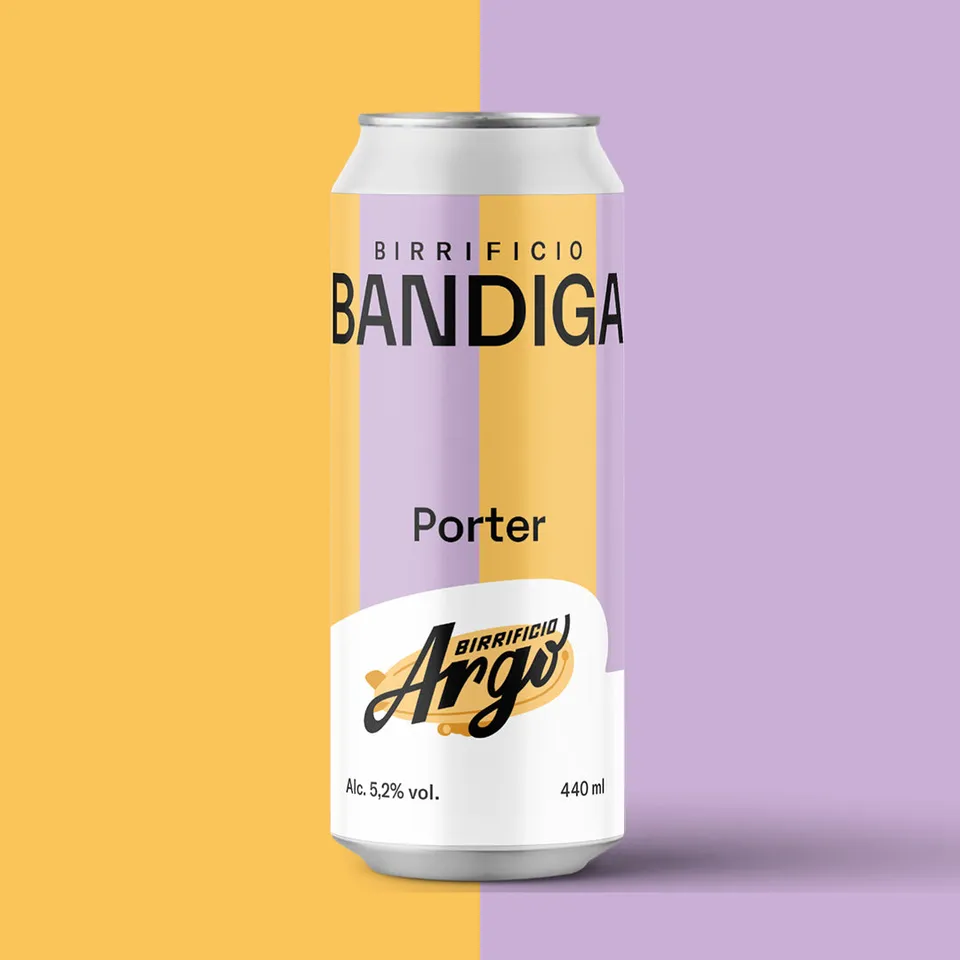 Bandiga Porter birra scura 440 ml 5,2%