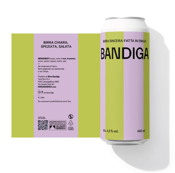 Bandiga Gose birra salata 440 ml 4,3%