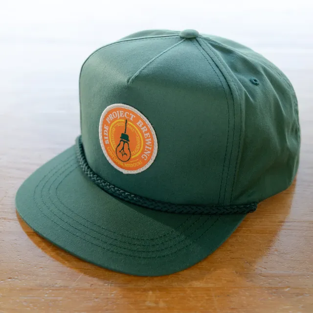 Side Project Rope cappellino spruce verde snapback 5 pannelli