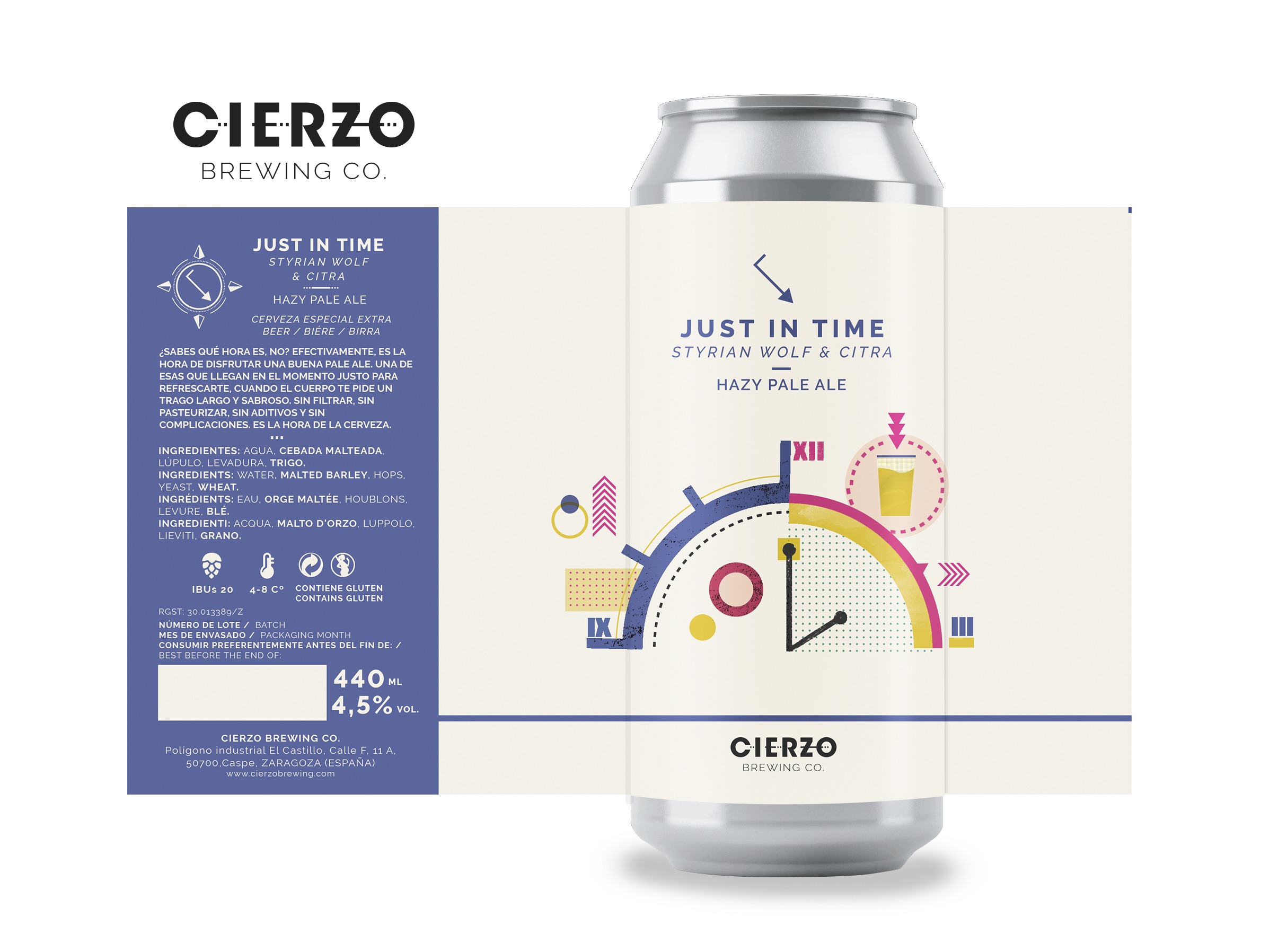 Cierzo Just in Time Styrian Wolf Citra birra pale ale 12 lattine