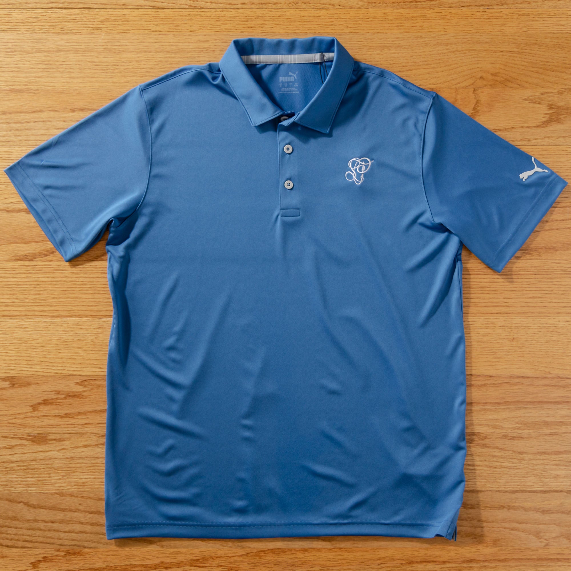 Side Project SP Puma Gamer Polo da golf blu poliestere