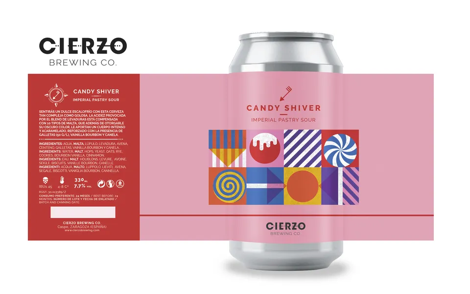 Cierzo Candy Shiver birra sour 12 lattine vaniglia