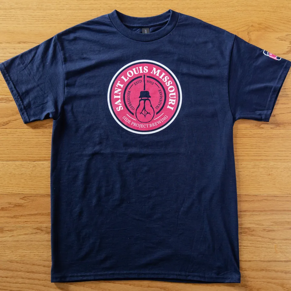 Side Project Soccer Circle Logo T-Shirt maglietta navy