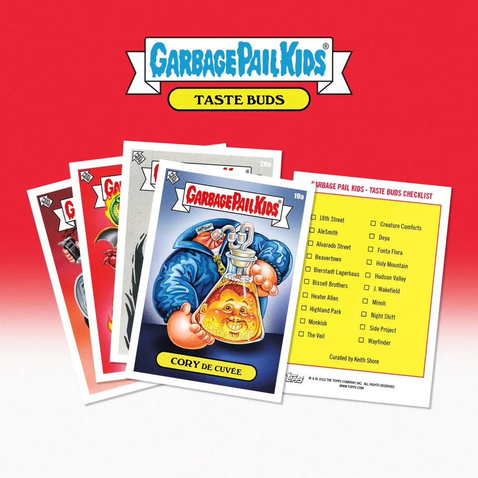 Topps Garbage Pail Kids Taste Buds Series 2 bustina 11 carte