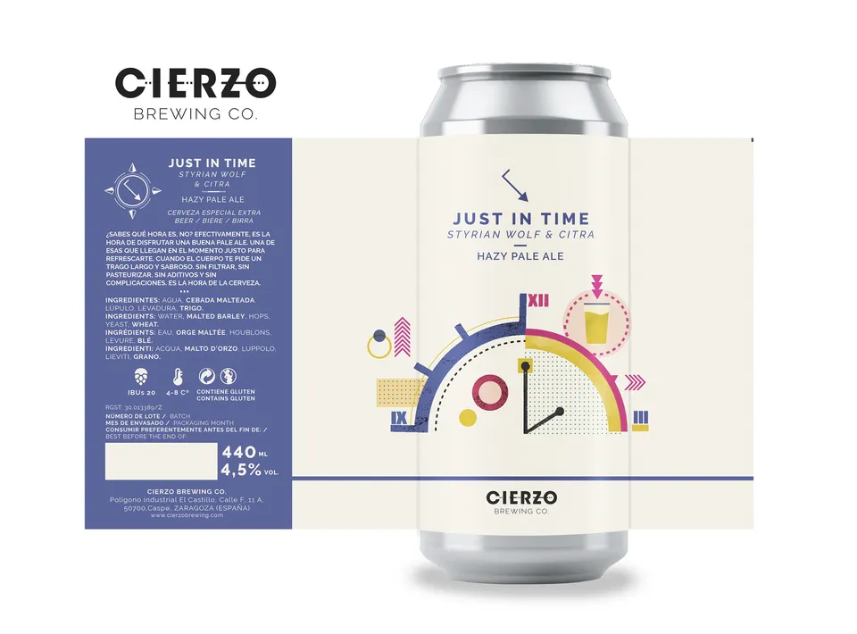 Cierzo Just in Time Styrian Wolf Citra birra pale ale 12 lattine