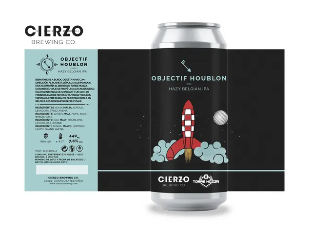 Cierzo Brewing Objectif Houblon birra IPA 12 lattine fruttata