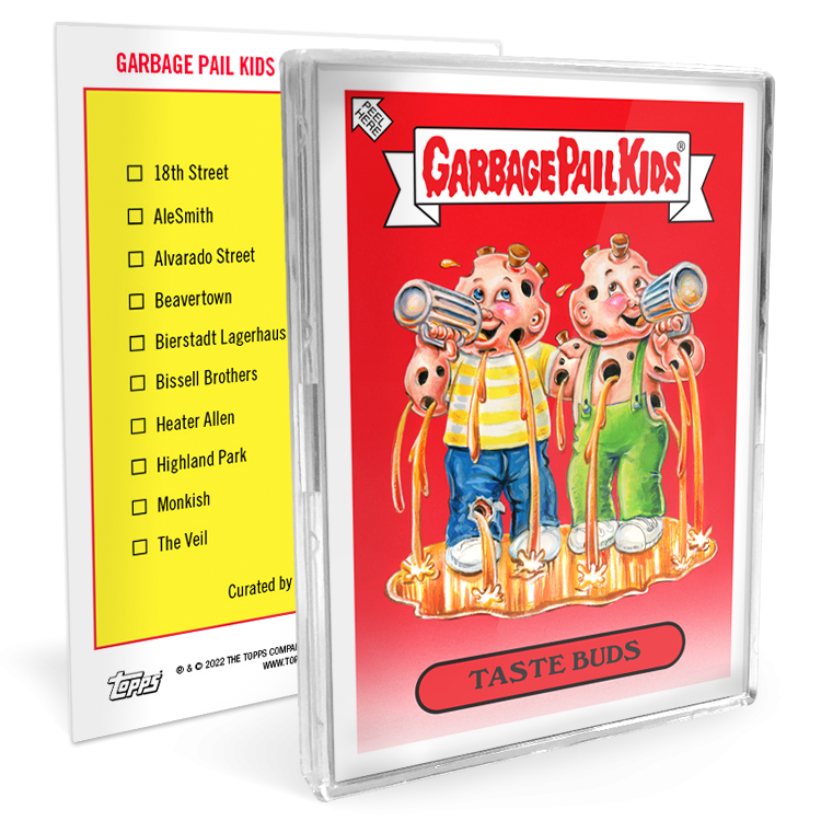 Topps Garbage Pail Kids Taste Buds Series 2 bustina 11 carte
