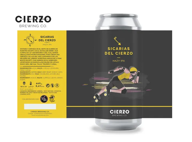 Cierzo Brewing Sicarias del Cierzo birra IPA 12 lattine