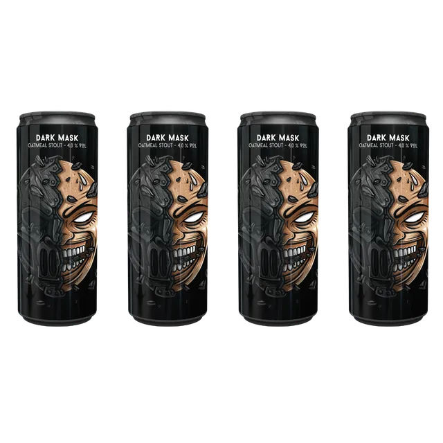 Boia Dark Mask ft. Edit birra 4x33 cl stout 4,0%
