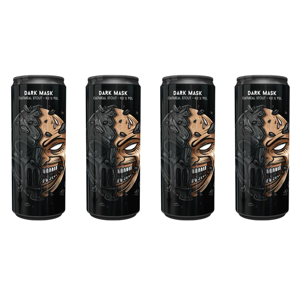 Boia Dark Mask ft. Edit birra 4x33 cl stout 4,0%