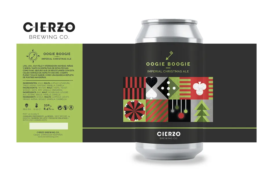 Cierzo Oogie Boogie Strong Ale birra 12 lattine dolce