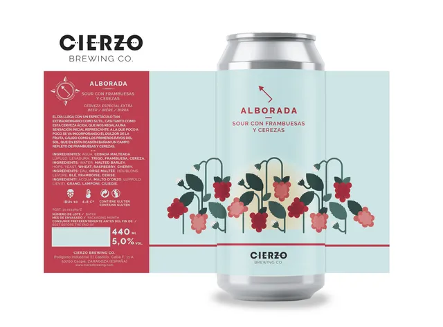 Cierzo Brewing Alborada sour 12 lattine frutti rossi