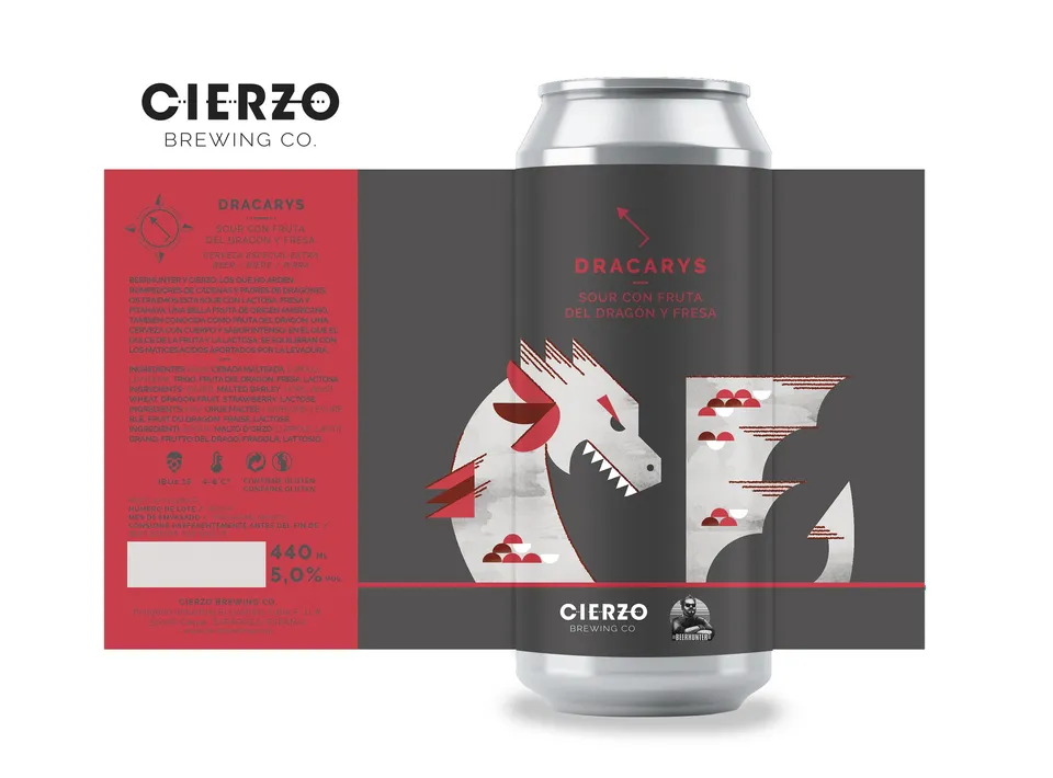Cierzo Brewing Dracarys sour 12 lattine fragola