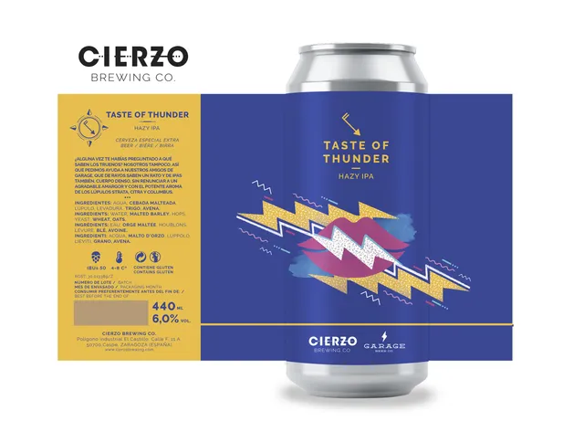 Cierzo Taste of Thunder birra IPA 12 lattine amara