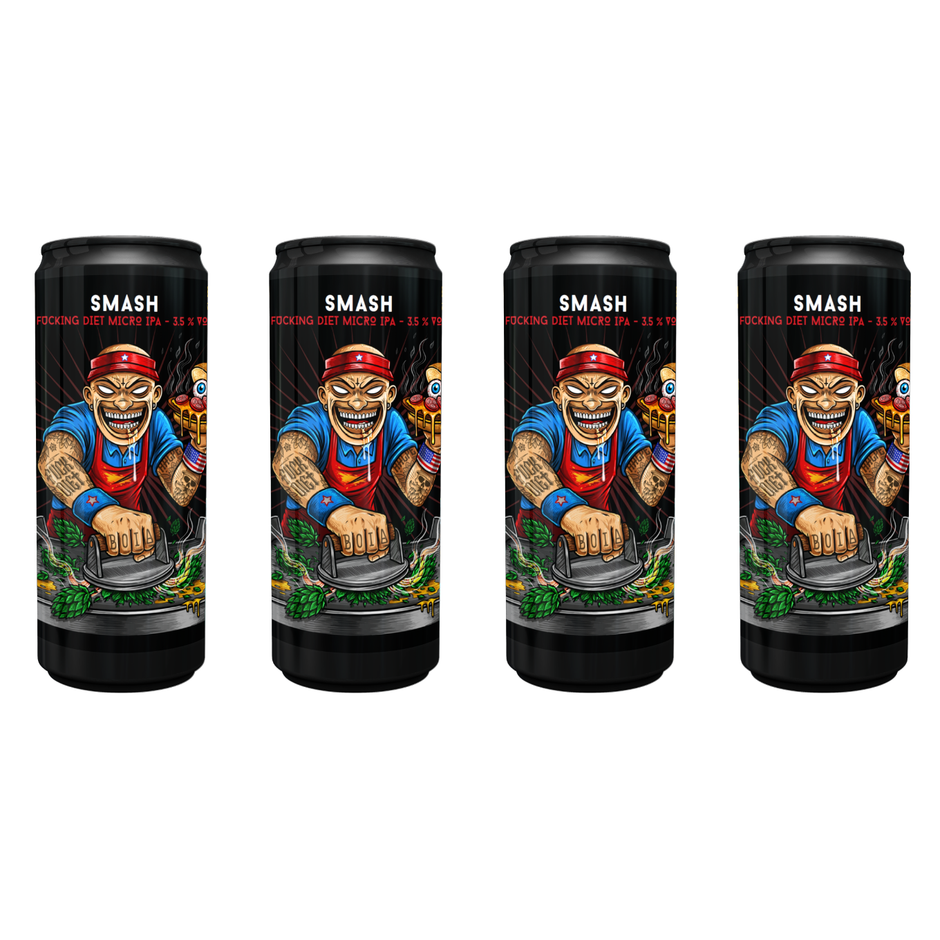 Boia Smash micro IPA 4x33 cl 3,5%