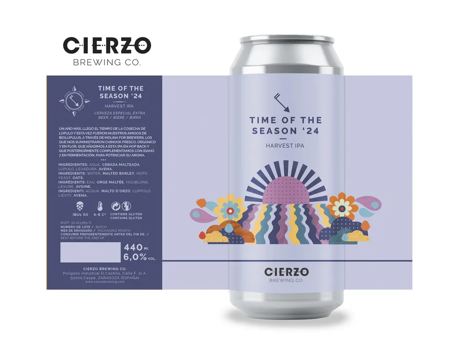 Cierzo Brewing Time of the Season 24 IPA 12 lattine fresco