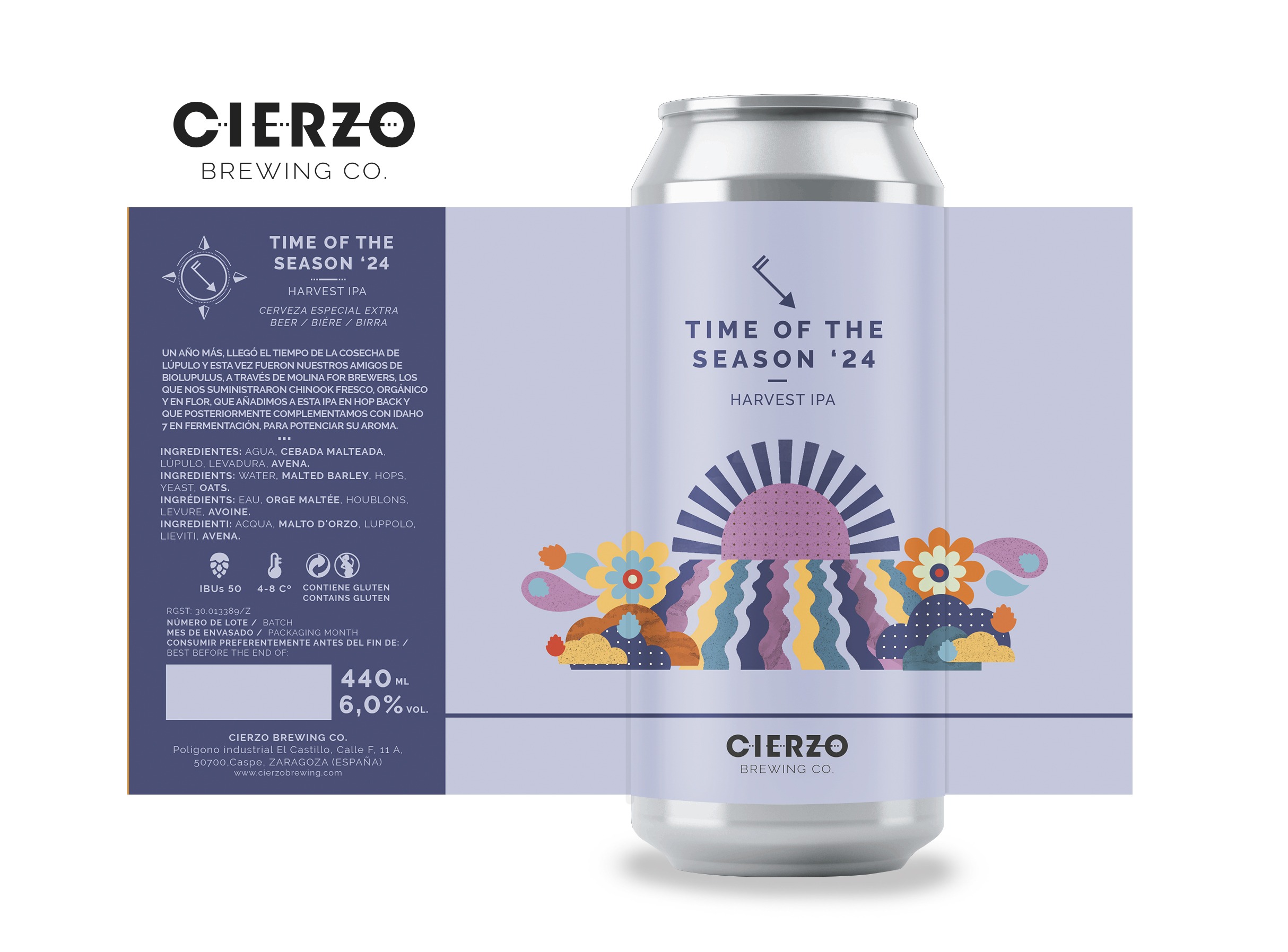 Cierzo Brewing Time of the Season 24 IPA 12 lattine fresco
