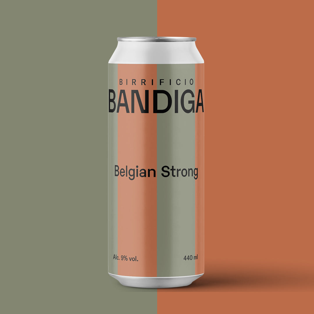 Bandiga Belgian Strong birra lattina 440 ml 9%