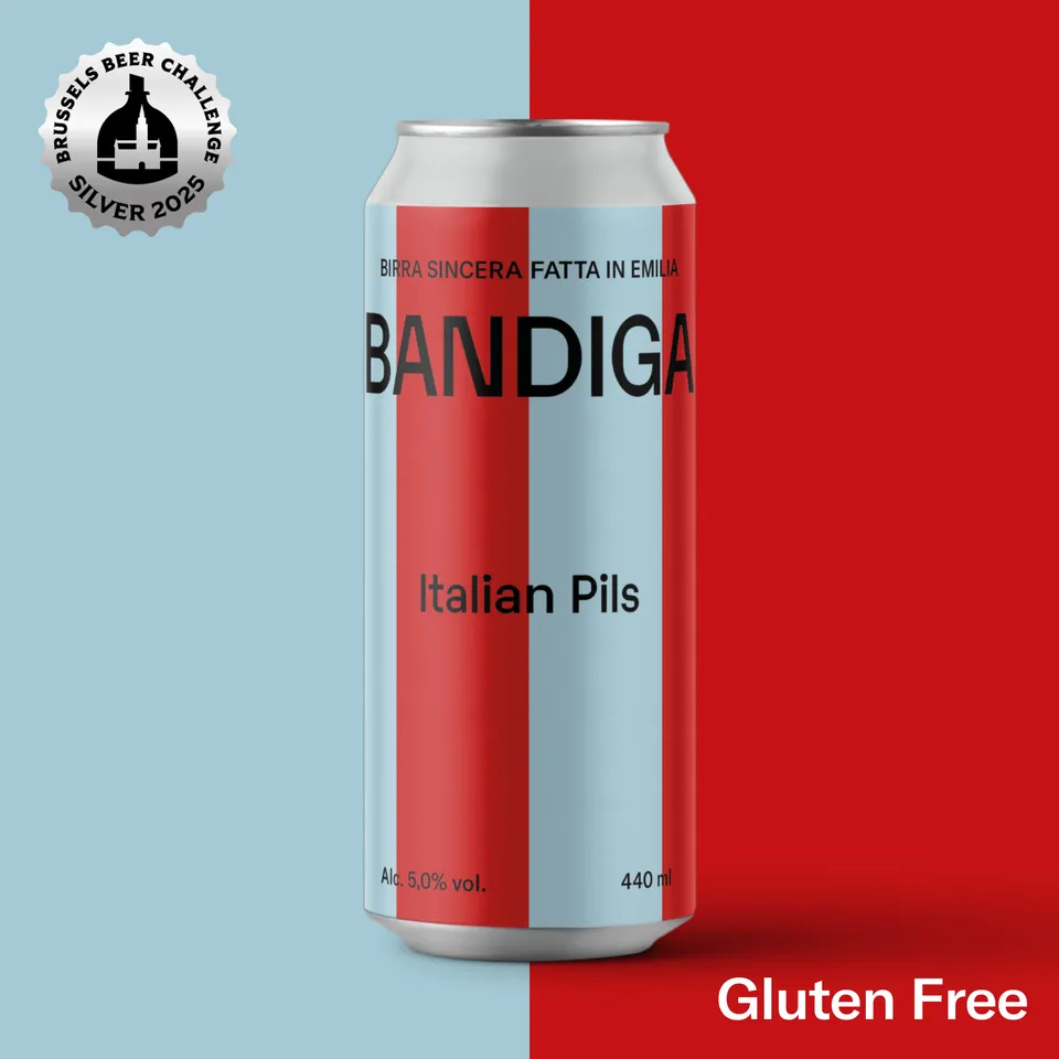 Bandiga Italian Pils birra lattina 440 ml senza glutine