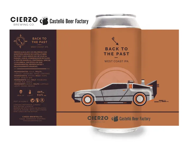 Cierzo Brewing Back to the Past IPA 12 lattine amara