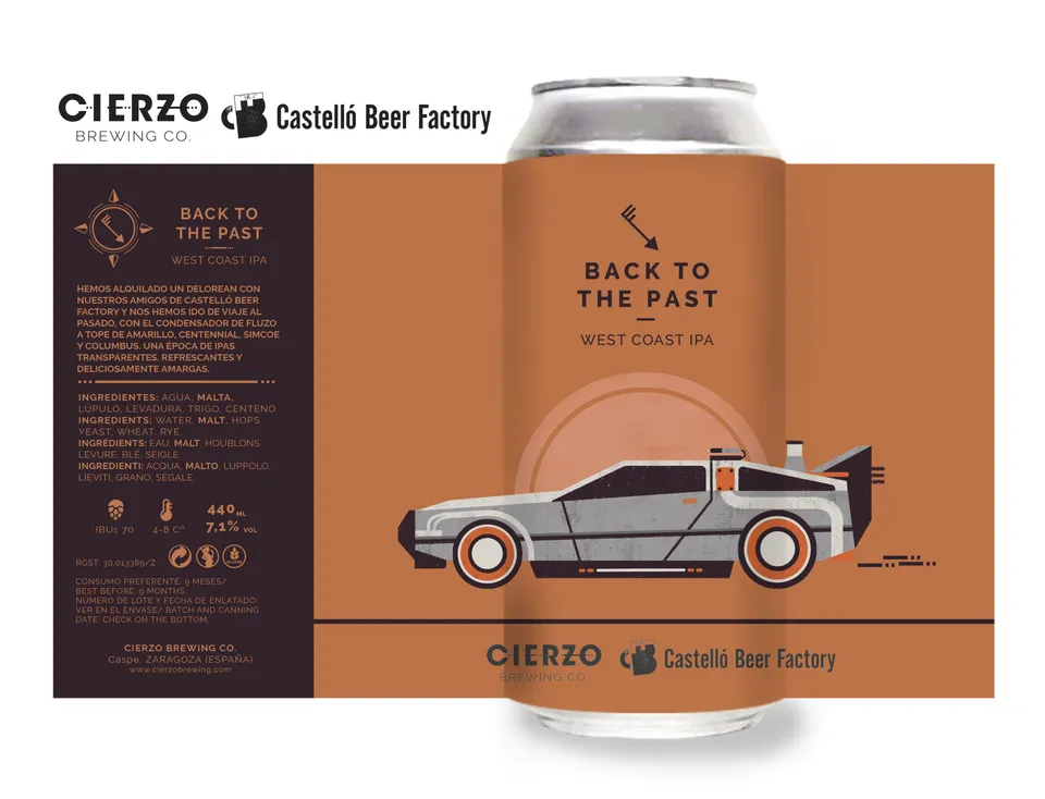 Cierzo Brewing Back to the Past IPA 12 lattine amara