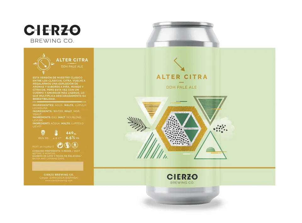 Cierzo Alter Citra birra IPA 12 lattine ananas e mango