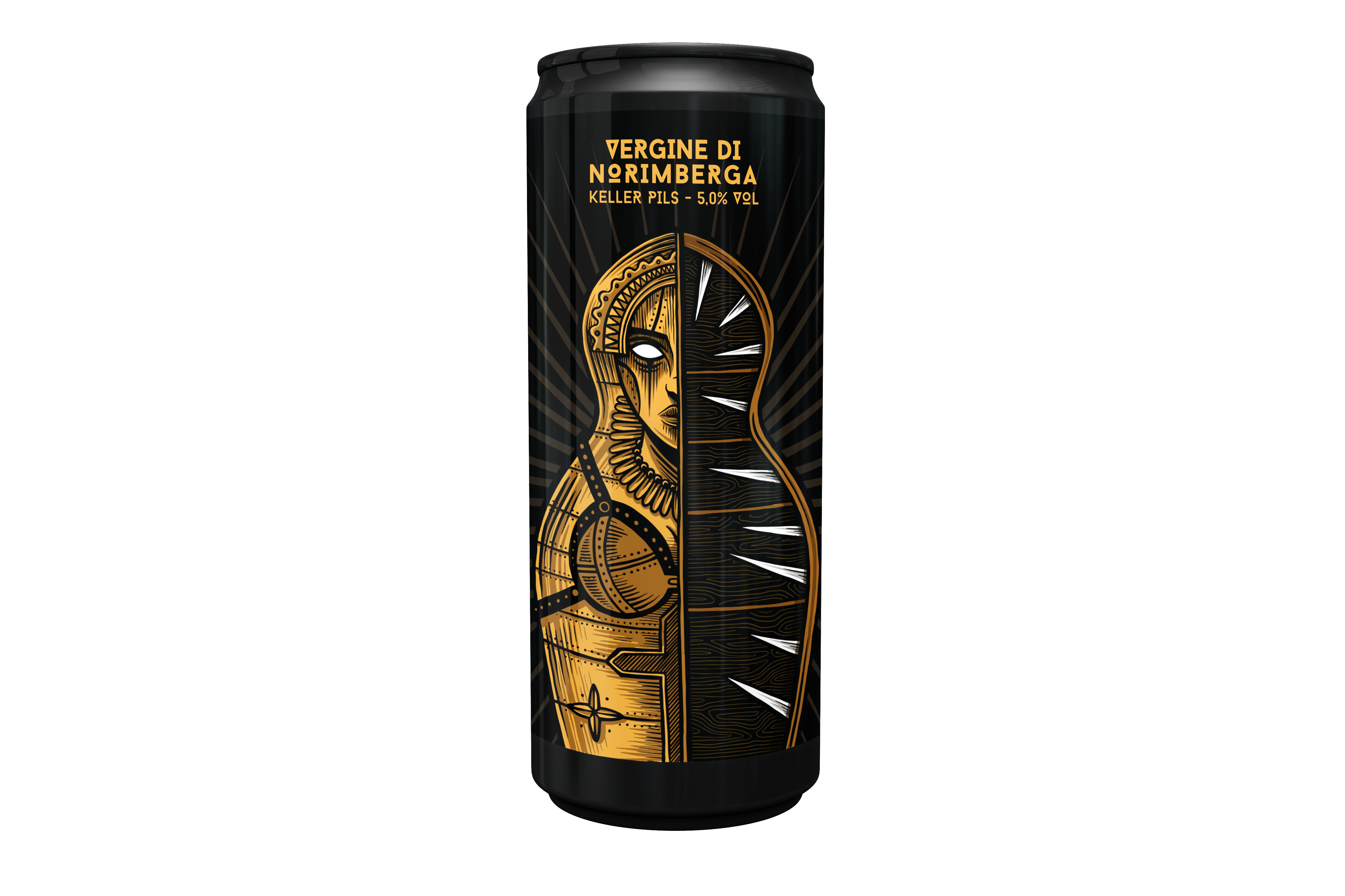 Boia Vergine di Norimberga birra 4x33 cl keller pils 5%