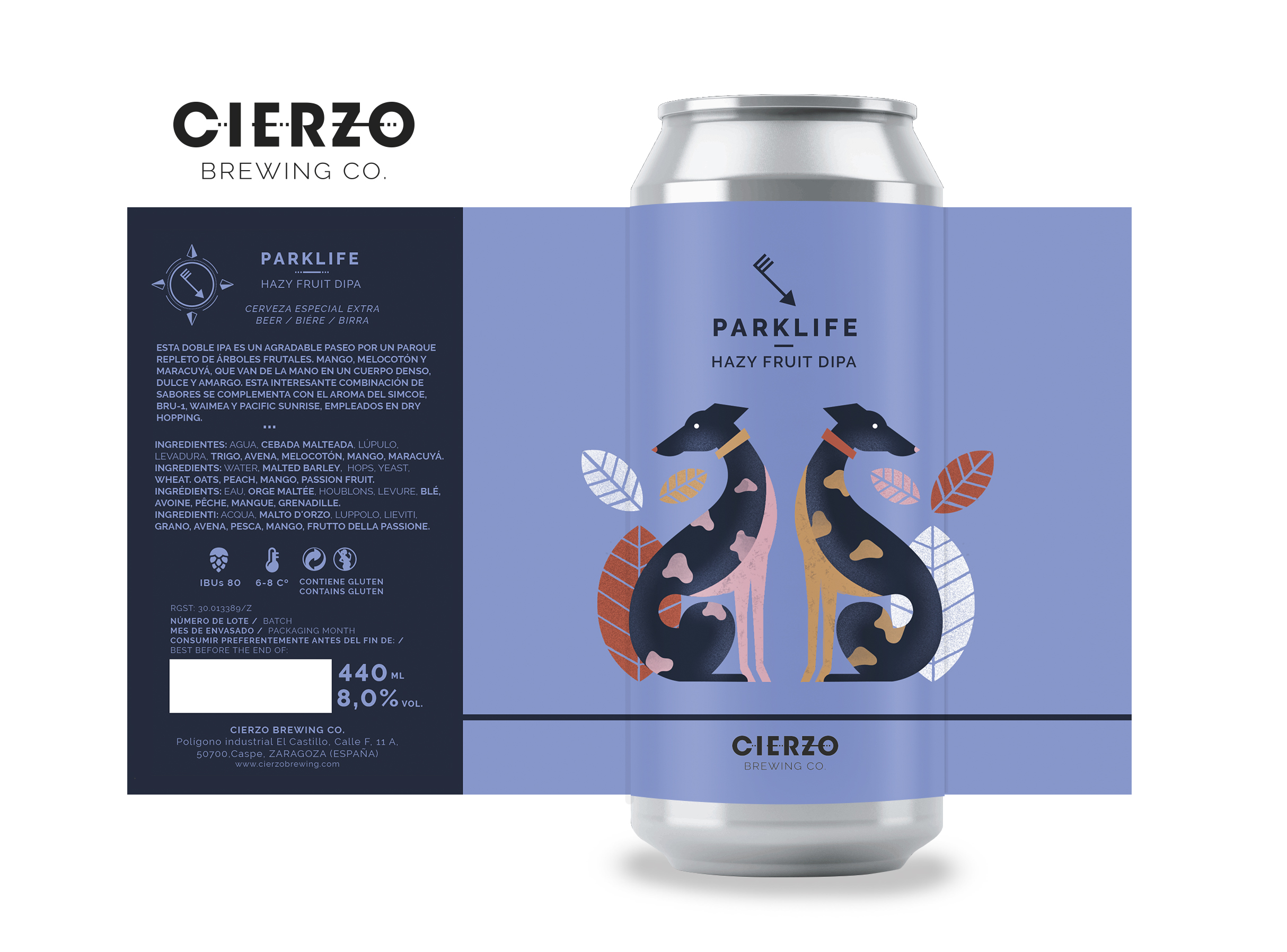 Cierzo Parklife birra double ipa 12 lattine fruttata