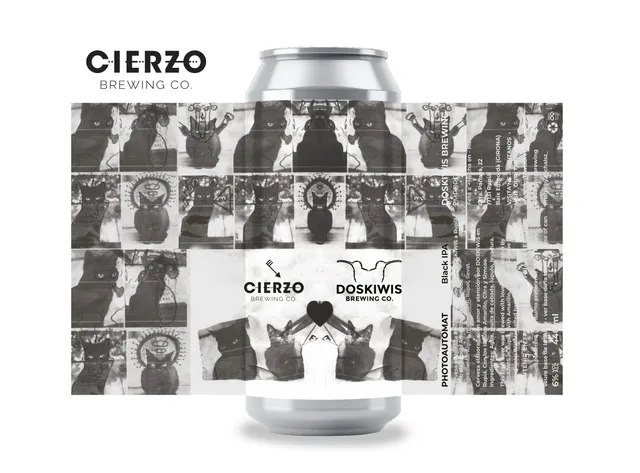 Cierzo Brewing Photoautomat Black IPA birra 12 lattine tostata