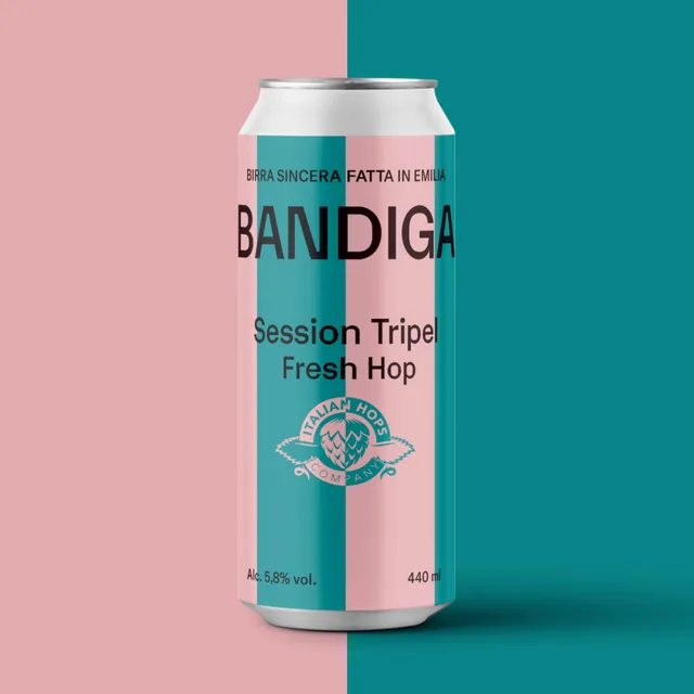 Bandiga Session Tripel Fresh Hop birra 440 ml