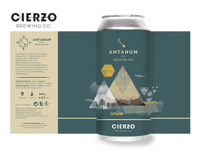 Cierzo Brewing Ahtanum Session IPA birra 12 lattine leggera