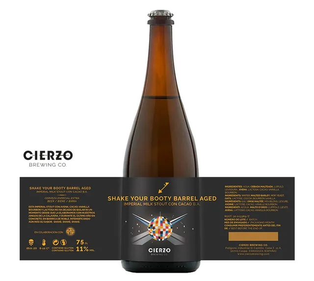 Cierzo Brewing Shake Your Booty Imperial Stout 6 bottiglie barrique