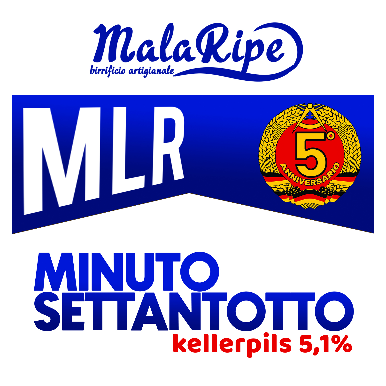 Malaripe Minuto Settantotto kellerpils doppia decozione
