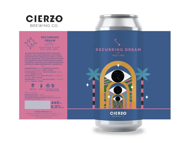 Cierzo Brewing Recurring Dream birra IPA 12 lattine aromatica