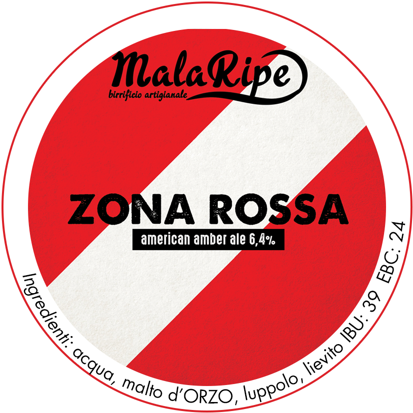 Malaripe Zona Rossa birra ambrata americana