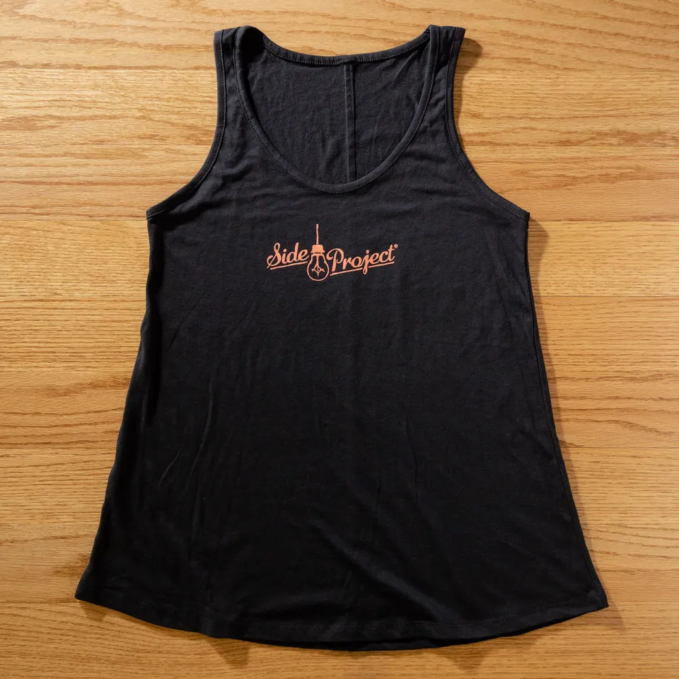 Side Project Script Canotta donna nera 2XL leggera