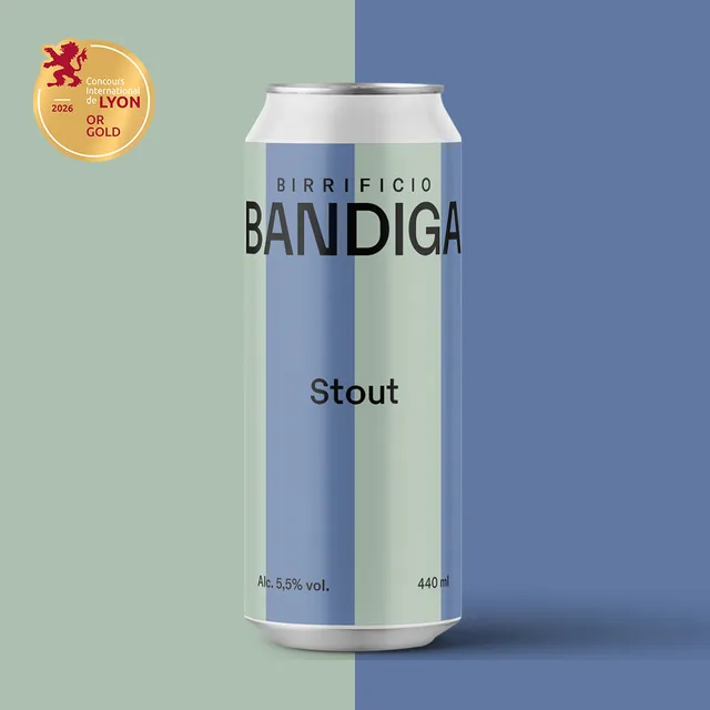 Bandiga Stout birra scura 440 ml 5,5%