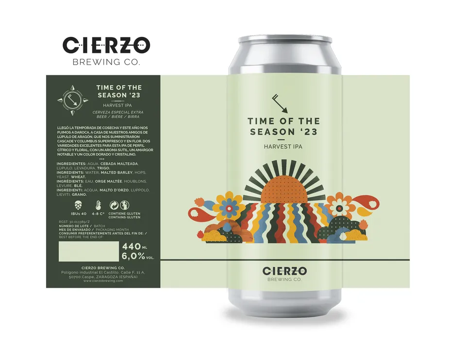 Cierzo Brewing Time of the Season ’23 birra IPA 12 lattine agrumata
