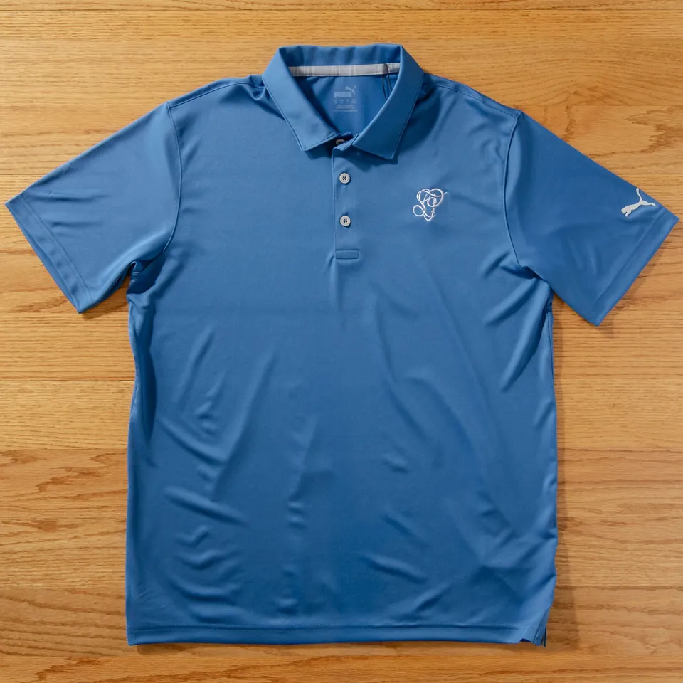 Side Project SP Puma Gamer Polo da golf blu poliestere