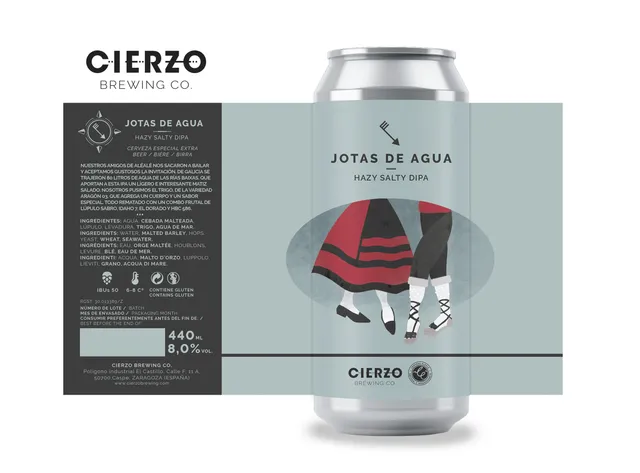 Cierzo Jotas de Agua IPA birra fruttata 12 lattine
