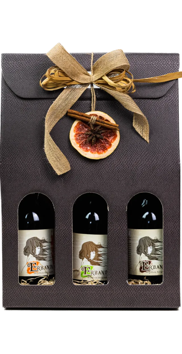 Erbanina Confezione 3 birre regalo da 3