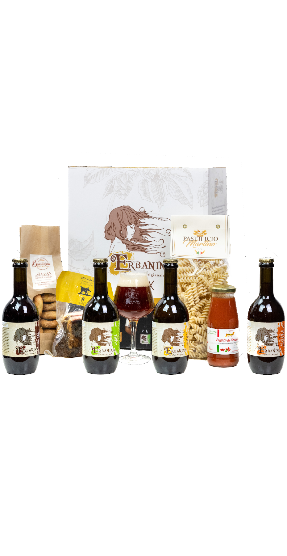 Erbanina Box Natale confezione regalo birra