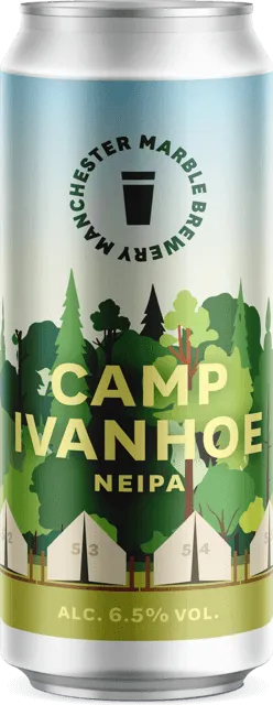 Marble Brewery Camp Ivanhoe birra hazy ananas e pesca