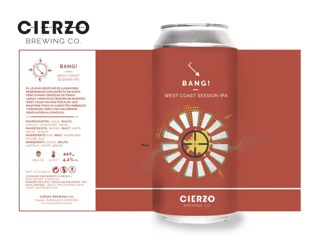 Cierzo Bang West Coast Session IPA birra resinosa 12 lattine
