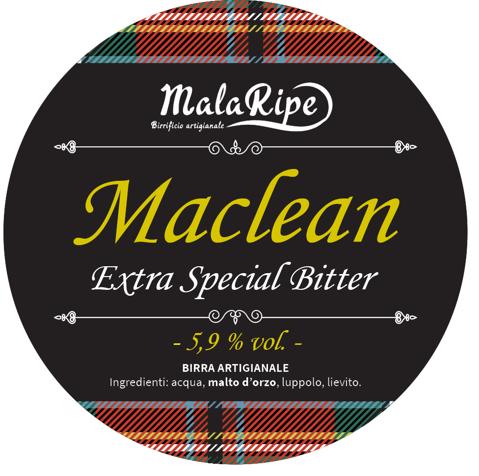 Malaripe Maclean ESB birra inglese biscottata