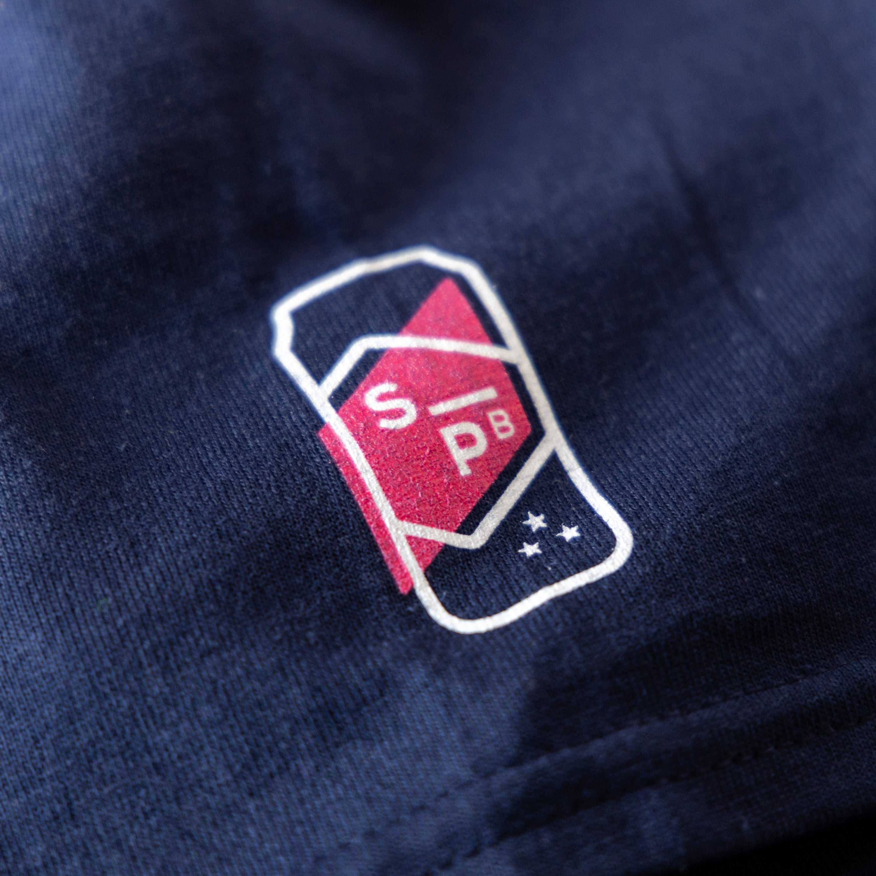 Side Project Soccer Circle Logo T-Shirt maglietta navy