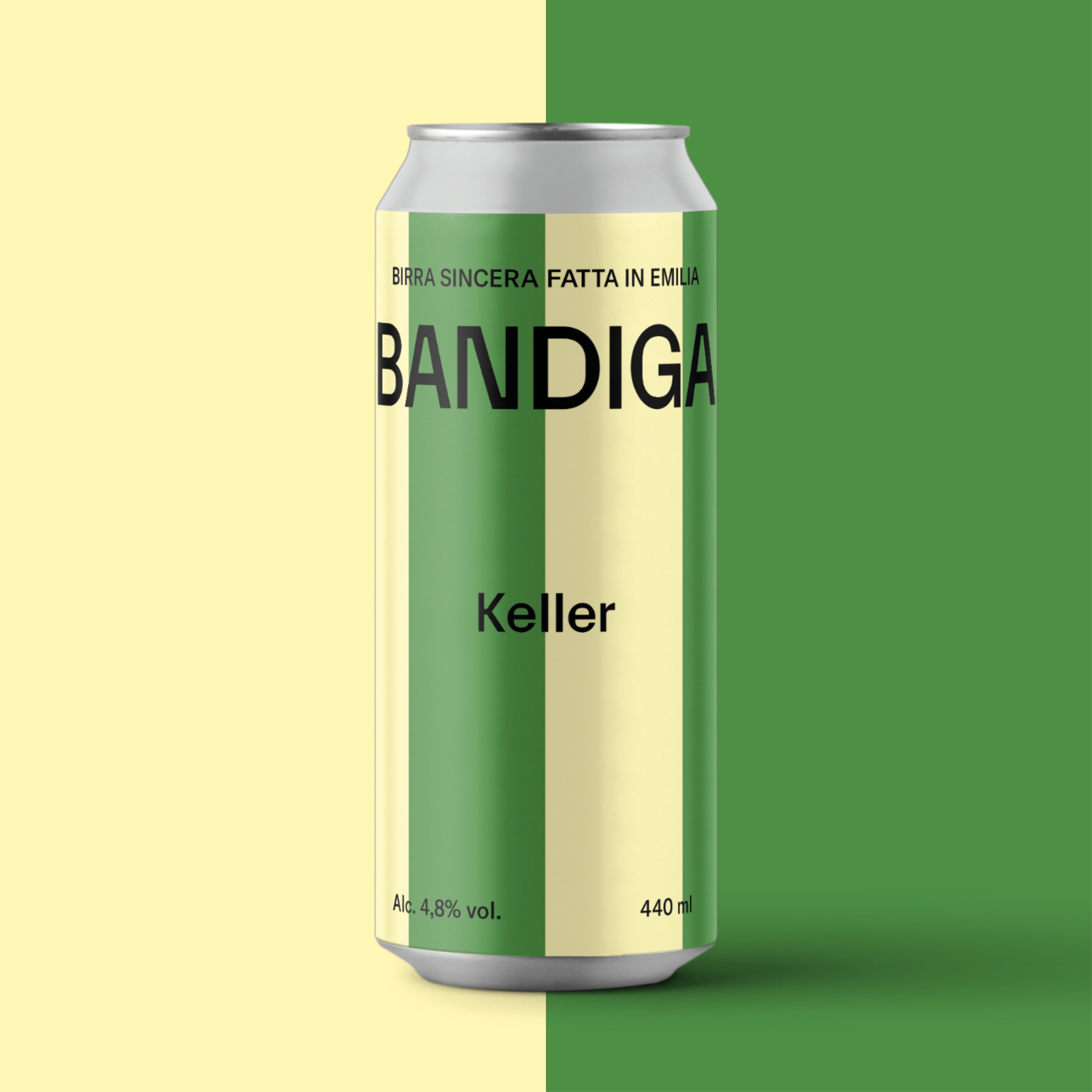 Bandiga Keller birra lattina 440 ml maltata
