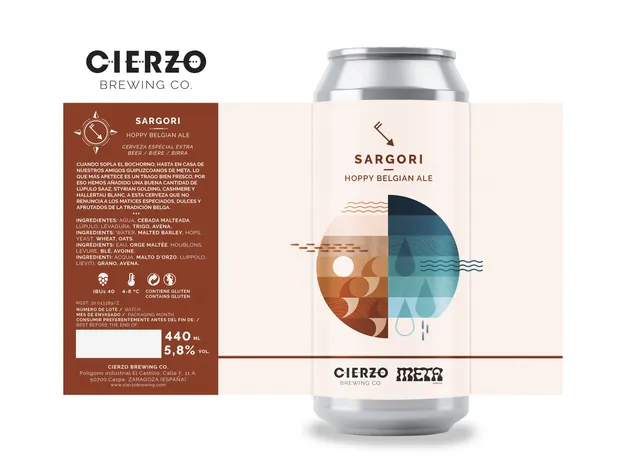 Cierzo Sargori birra saison 12 lattine speziata