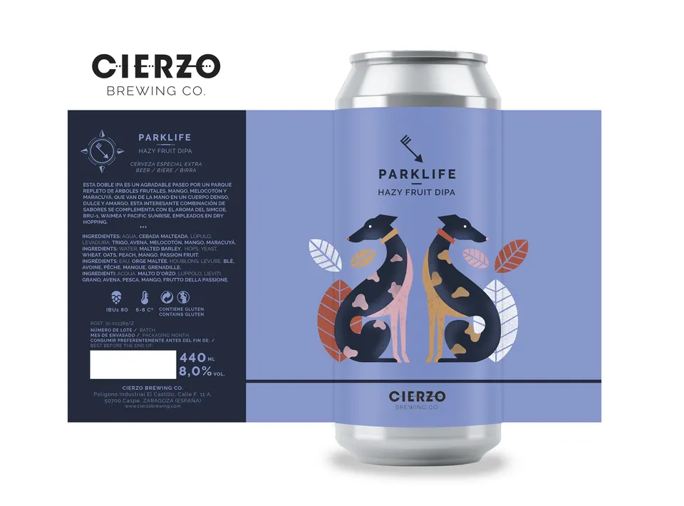 Cierzo Parklife birra double ipa 12 lattine fruttata